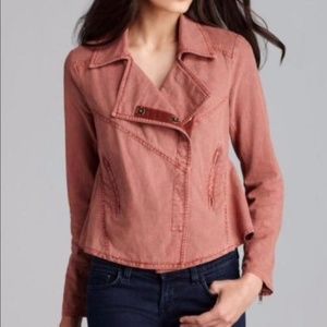 🎄Sale Free People Rosewood Linen Jacket Size Medium